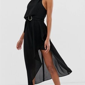 Elegant Black Sleeveless Dress